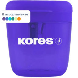 Точилка Kores DEPOSITO 1X одно отверстие, цвета в ассортименте 35809 фото 2