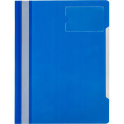 Скоросшиватель пластиковый карман д/визитки Attache А4, синий, 10шт/уп  фото 2