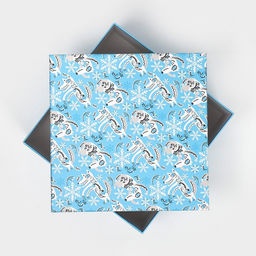 Набор подарочных новогодних коробок 5 в 1 «С Новым годом», 14×14×8 - 22×22×12 см