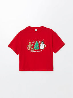 Bisiklet Yaka K?z ?ocuk Ti??rt