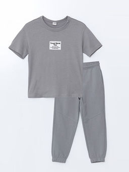 Bisiklet Yaka Erkek ?ocuk Ti??rt ve E?ofman Alt?