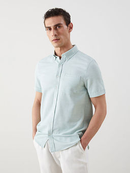 Regular Fit K?sa Kollu Arm?rl? Erkek G?mlek