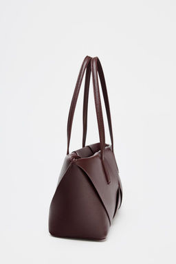 WOVEN ELONGATED HANDBAG - Zara фото 6