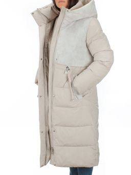THD-608YC BEIGE Пальто зимнее женское (био-пух) - Fashion фото 9