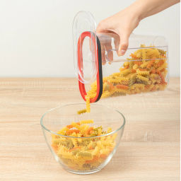 ЁМКОСТЬ ДЛЯ СЫПУЧИХ ПРОДУКТОВ С КРЫШКОЙ (СЛАЙДЕРОМ) 1Л (Желтый)