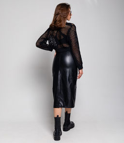 Юбка #КТ9102, чёрный - Dommod фото 4