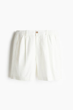 Pantal?n corto en mezcla de lino Relaxed Fit - H&m фото 3