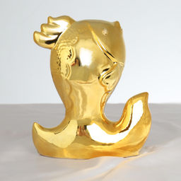 Статуэтка Золотая рыбка 20 см / W266 /уп 48/ - ГалеонТрейд фото 3