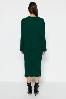 K?rm?z? Yumusak Dokulu Triko Alt-Ust Tak?m TWOAW23AU00217 - Trendyolmilla фото 12