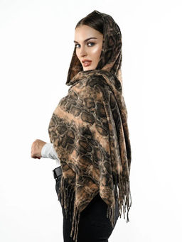 Яркий палантин с анималистичным принтом - Pretty mania фото 5