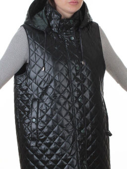 802 DK. GREEN Жилет утепленный женский (50 гр. синтепон) - Fashion фото 2