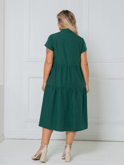 Платье 1338 темно-зеленый