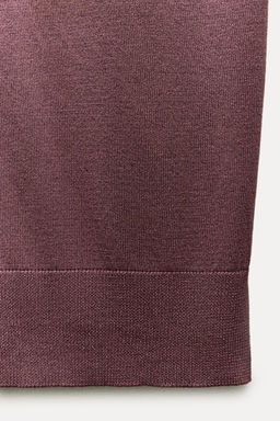 SLEEVELESS PLAIN KNIT TOP - Zara фото 8