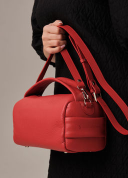 Кожаная сумка Solea DBR 31365 красный  фото 2