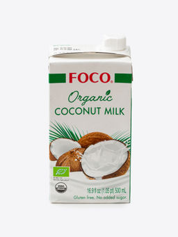 Органическое кокосовое молоко "FOCO" ORGANIC 500 мл, Tetra Pak
