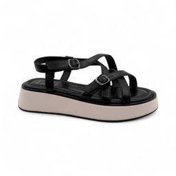 Женские босоножки U101-1 черные - Sport фото 2