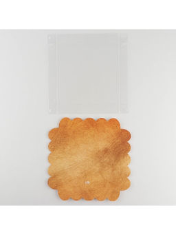 Цена за 5 шт. Коробка для печенья, кондитерская упаковка с пластиковой крышкой, Счастье рядом с тобой, 18?18?3 см