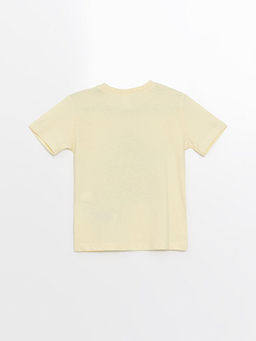 Bisiklet Yaka K?sa Kollu Bask?l? Erkek Bebek Ti??rt - Waikiki фото 3