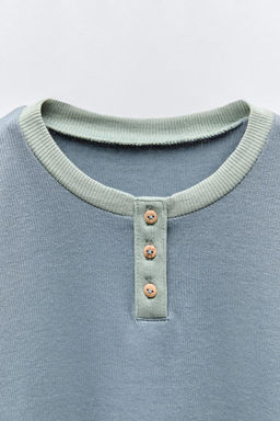 6-14 YEARS/ PLAIN HENLEY PYJAMAS - Zara фото 14