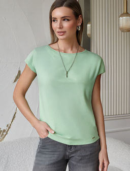 Футболка с цельнокроеным рукавом - Vilatte фото 6