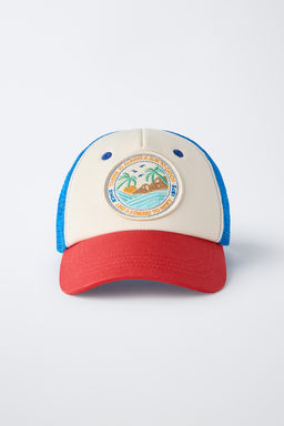 GORRA PARCHE REJILLA / Azul - Zara фото 4