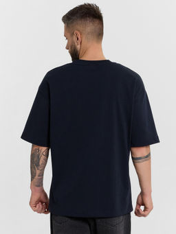 Футболка Mark Formelle мужская темно-синий с принтом хлопок  фото 2