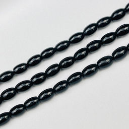 Бусины для украшений из черного Турмалина "Шерл"