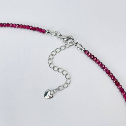 Колье из Граната (Альмандин) и Жемчуга 38 см +