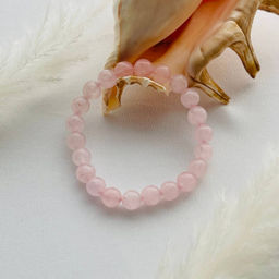 Браслет из Розового кварца 18 см