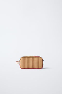 MULTICOLOURED STRIPE PENCIL CASE - Zara фото 4