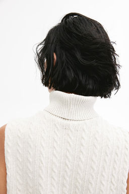 Sueter de cuello alto sin mangas - H&m фото 4