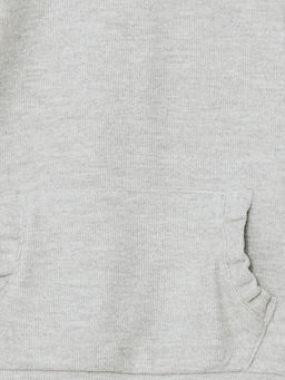 Bisiklet Yaka Basic K?z ?ocuk Sweatshirt ve Tayt 2li