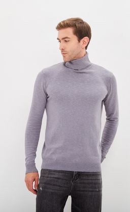 Водолазка F021-15608 grey melange - Fine joyce фото 9