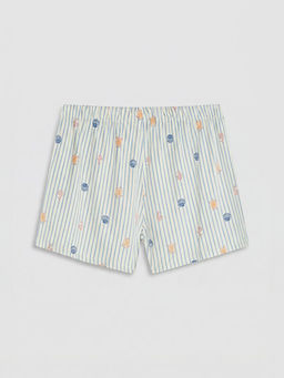 Bask?l? Kad?n ?ort Pijama Alt?