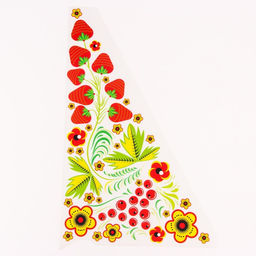 Термонаклейка «Хохлома ягодки», уголок справа, 20×35 см, набор 10 шт.