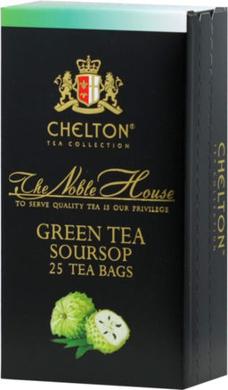 CHELTON. Благородный дом. Green Tea. Саусеп карт.упаковка, 25 пак.
