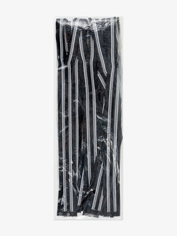 Цена за 10 шт. Молния «Трактор», №5, разъёмная, замок автомат, 60 см, чёрная, белая