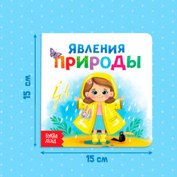 Картонная книга «Явления природы», 10 стр.