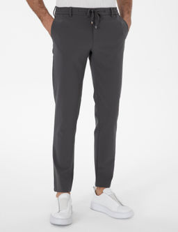 Antrasit Slim Fit Beli Ba_c_kl_ Esnek Klasik Pantolon - Cacharel фото 2