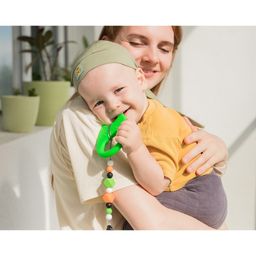 Прорезыватель силиконовый на держателе Котик, Крошка Я  фото 9