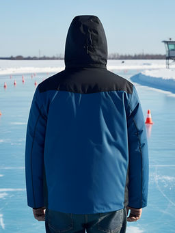 Горнолыжная куртка мужская зимняя синего цвета 7611S - Mtforce фото 24