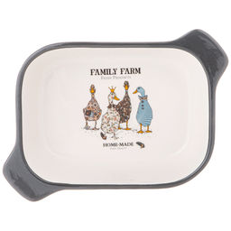 ФОРМА ДЛЯ ЗАПЕКАНИЯ AGNESS FAMILY FARM 25,5*19*6,5 СМ - Lefard фото 4