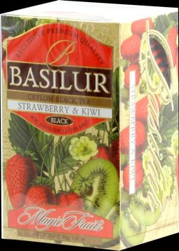 BASILUR. Волшебные фрукты. Клубника и киви карт.пачка, 25 пак.