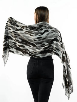 Яркий палантин с анималистичным принтом - Pretty mania фото 6