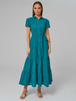 Платье макси из шитья - Stilla фото 8