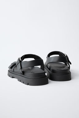 SANDALIA HEBILLAS / Negro - Zara фото 5