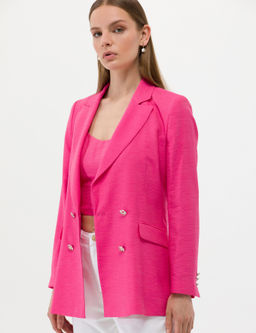 Pembe Kruvaze Slim Fit Ceket - Pierre cardin фото 2