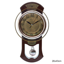 Часы настенные с маятником 26х43 см / F2875 /уп 10/ - ГалеонТрейд фото 2