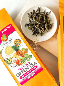Чай Зеленый HEALTHTEA Фруктовый Микс 
80 гр