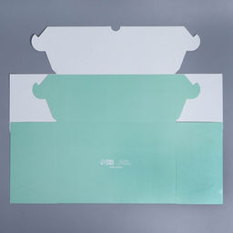 Цена за 5 шт. Коробка для капкейков, кондитерская упаковка с окном, 6 ячеек «Зелёный паттерн», 25 х 17 х 10 см